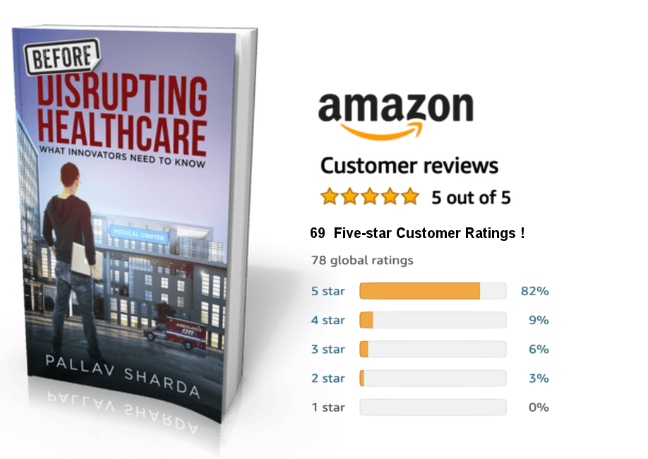 Before Disrupting Healthcare - Find it on Amazon